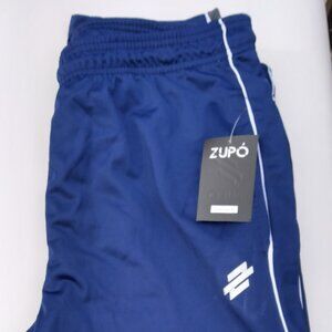 ZUPÓ Athletic Pants – Blue with White Trim – Size XL (NWT)